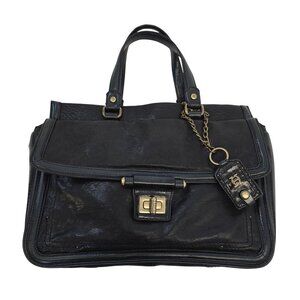 Olivia Harris OH by Joy Gryson Leather Satchel Handbag